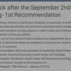 Morningside Speaks: The Truth About Area 5’s Feedback to the PAC